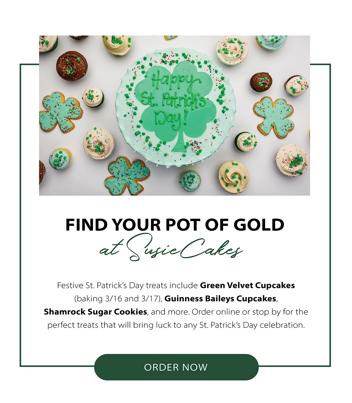 Find your pot of gold at SOCO + The OC Mix with sweet St. Patrick’s Day deals