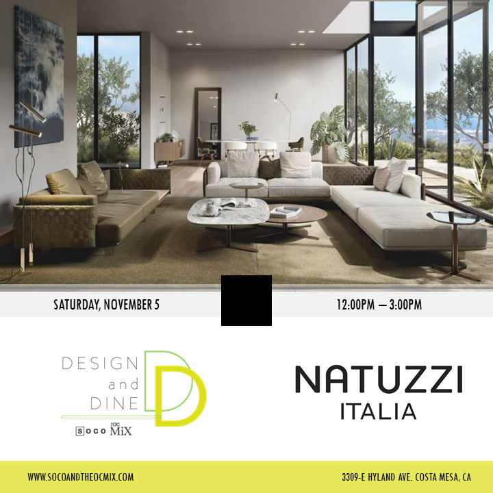 See Natuzzi’s NEW Fall Collection at Design & Dine