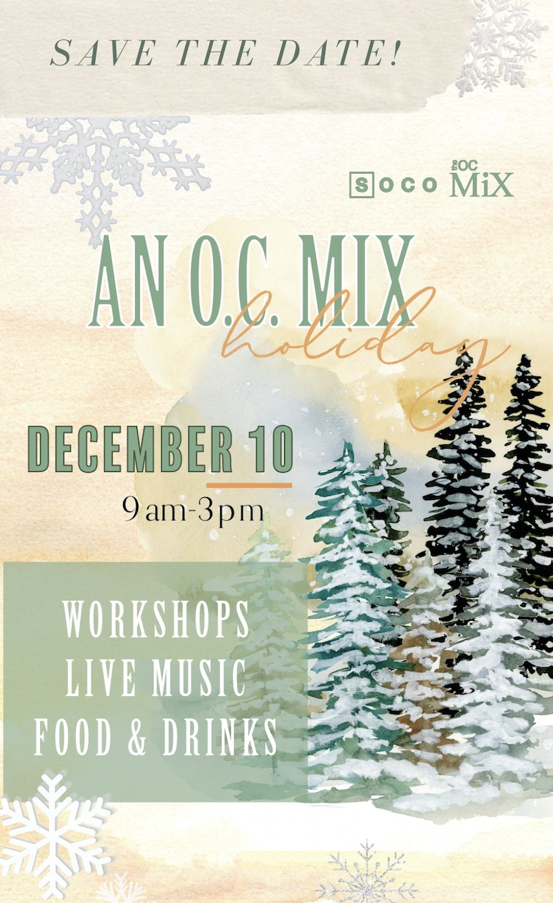 Tickets are selling fast! Join us at “An OC Mix Holiday”🌲
