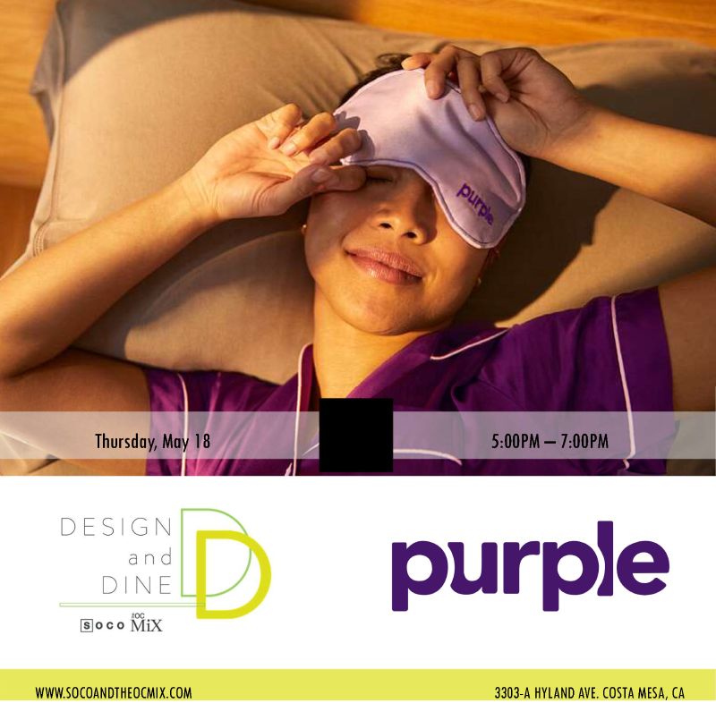 Join Purple for Grand Opening Design & Dine Event on 5/18